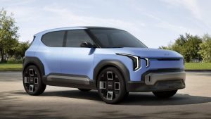Подробнее о статье Kia EV2 укомплектуют флагманскими электромобильными шинами Hankook